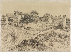 Boerderij in de Provence, ca. 1888 door Vincent van Gogh